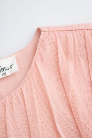COCCODRILLO suknelė trumpomis rankovėmis ELEGANT JUNIOR GIRL, rožinė, WC5128207EJG-033-164, 164 cm 