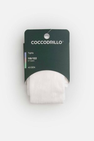 COCCODRILLO pėdkelnės, baltos, WC6380311TMC-001-104, 104/110 dydis 