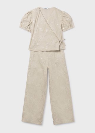 MAYORAL palaidinė ir kelnės, sand, 6.559-22, 140 cm 