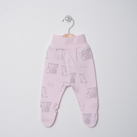 VILAURITA kelnės kūdikiui išvirkščiomis siūlėmis NIMI, rožinės, art 1145, 56 cm 