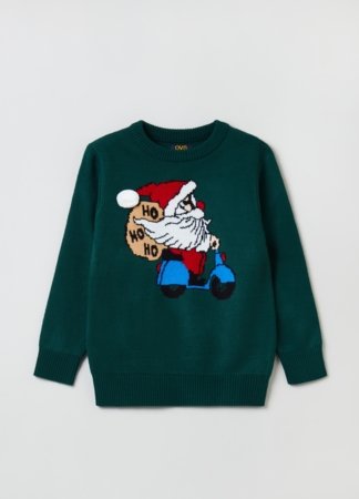 OVS BOY3-10Y TRICOT 2H 4-5 GREEN 001915461 