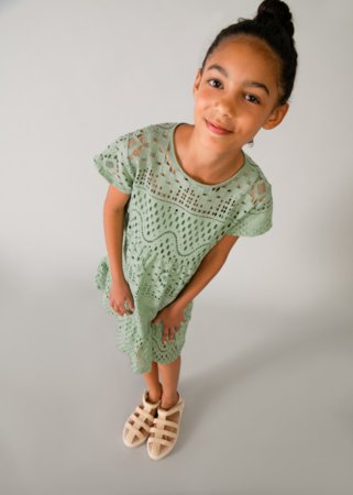 MAYORAL suknelė, sage, 6.904-94, 140 cm 