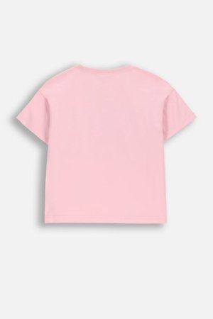 COCCODRILLO marškinėliai trumpomis rankovėmis, rožiniai, WC6143201SGK-007-104, 104 cm 