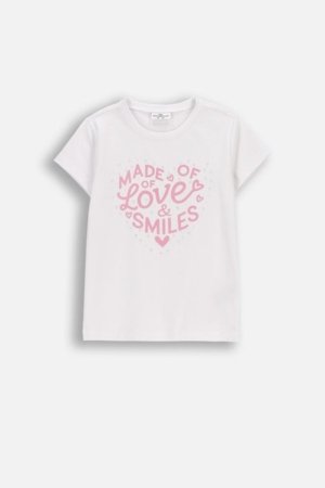 COCCODRILLO marškinėliai trumpomis rankovėmis, balti, cm 