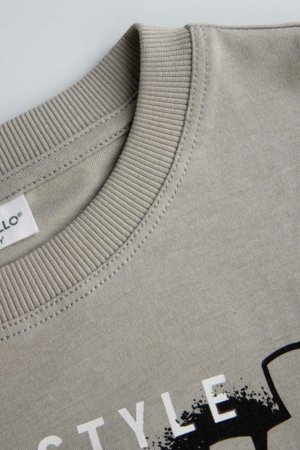 COCCODRILLO marškinėliai ilgomis rankovėmis, pilki, cm 