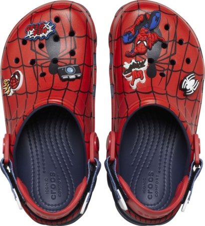 CROCS klumpės TEAM SPIDERMAN, tamsiai mėlynos, 208786-410, 35 dydis 
