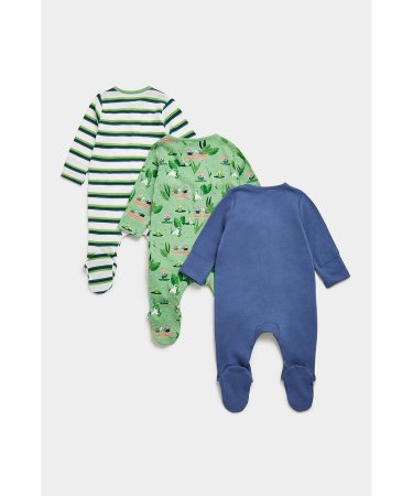 MOTHERCARE šliaužtinukas ilgomis rankovėmis 3 vnt., FB468 651107