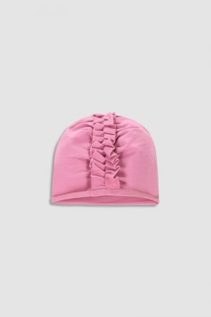 COCCODRILLO kepurė ACCESSORIES SPRING GIRL, rožinė, WC3364311ASG-007 WC3364311ASG-007-046