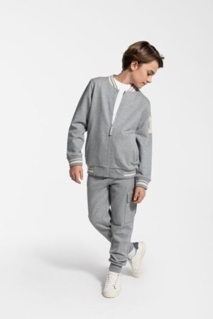 COCCODRILLO kelnės EVERYDAY BOY A, pilkos, WC5120102VBA-019-164, 164 cm 