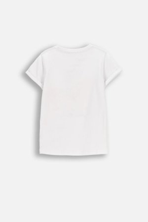 COCCODRILLO marškinėliai trumpomis rankovėmis, balti, WC6143204GGK-001-092, 92 dydis 