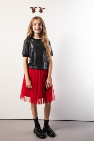 COCCODRILLO sijonas, raudonas, ZC5124202EJG-009-116, 116 cm 