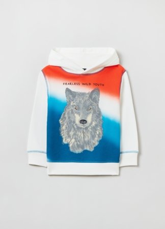 OVS BOY3-10Y SWEATSHIRT 2H 4-5 WHITE 001894958 