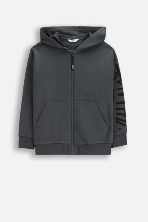 COCCODRILLO susegamas džemperis su gobtuvu, pilkas, cm 