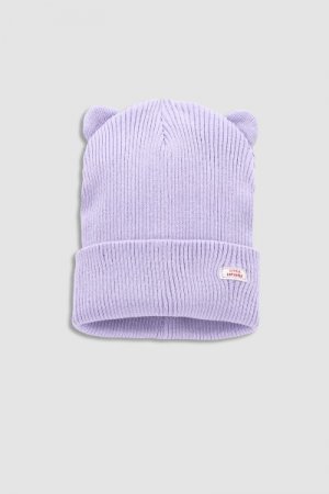 COCCODRILLO kepurė ACCESSORIES SPRING GIRL, violetinė, WC3364301ASG-016 WC3364301ASG-016-044