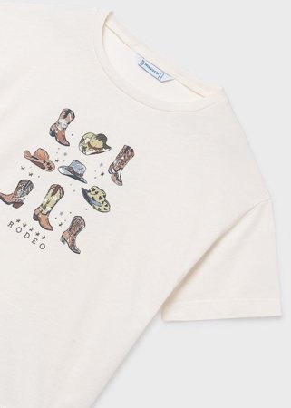 MAYORAL marškinėliai trumpomis rankovėmis, bone, 6.005-89, 157  cm 