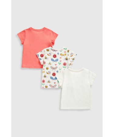 MOTHERCARE marškinėliai trumpomis rankovėmis, 3vnt., HC521 