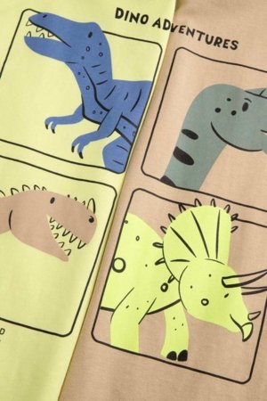 COCCODRILLO marškinėliai trumpomis rankovėmis, smėlio spalvos, cm 