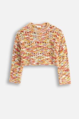 COCCODRILLO megztinis NOSTALGIC MEADOW GIRL JUNIOR, spalvotas, WC5172103NGJ-022-164, 164 cm 
