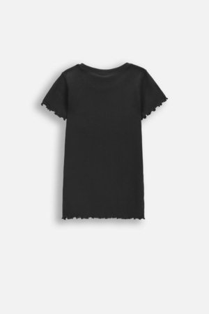 COCCODRILLO marškinėliai trumpomis rankovėmis, juodi, cm 