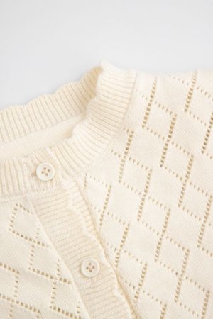 COCCODRILLO susegamas megztinis, smėlio spalvos, dydis 