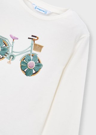 MAYORAL marškinėliai ilgomis rankovėmis, natural, 3.019-12, 98  cm 