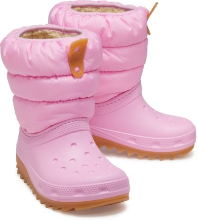 CROCS žieminiai sniego batai, rožiniai, 207684-6XQ, 33,5 dydis 