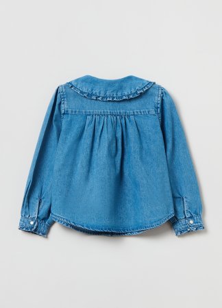 OVS GIRL3-10Y BLOUSE L/S 2M 7-8 AZURE 001829813 