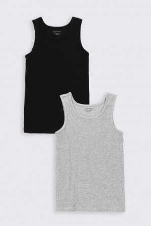 COCCODRILLO apatiniai marškinėliai be rankovių BASIC UNDERWEAR, multicoloured, ZC2407203BAU-022 ZC2407203BAU-022-140