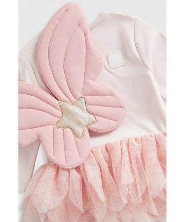 MOTHERCARE suknėlė ilgomis rankovėmis ir galvos juosta, IF546 80 