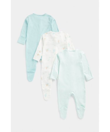 MOTHERCARE šliaužtinukas ilgomis rankovėmis, 3vnt., FE113  