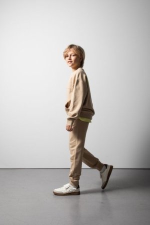 COCCODRILLO sportinės kelnės, smėlio spalvos, WC6120101NBJ-002-140, 140 cm 