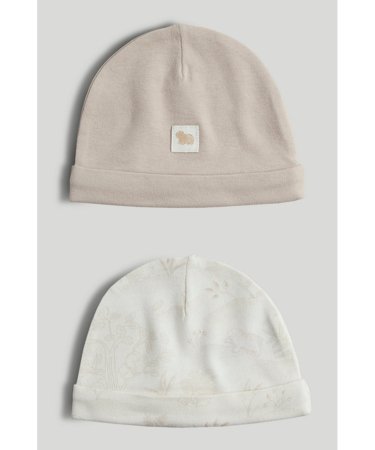 MOTHERCARE kepurė 2 vnt., AV47801 NEWBORN 