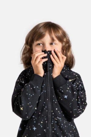 COCCODRILLO džemperis WORLD OF PIXEL BOY KIDS, juodas, ZC4132202WBK-021-122, 122 cm 