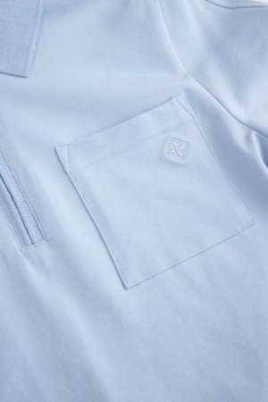 COCCODRILLO polo marškinėliai trumpomis rankovėmis, mėlyni, WC6143602EJB-014-116, 116 dydis 