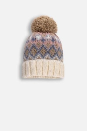 COCCODRILLO kepurė ACCESSORIES WINTER GIRL, multicoloured, ZC4364316AWG-022-056, 56 cm 