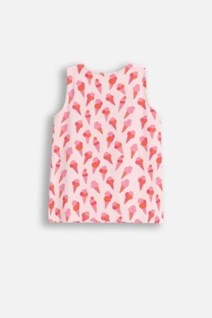 COCCODRILLO marškinėliai trumpomis rankovėmis HAPPY RETRO GIRL KIDS, spalvoti, WC5143301HGK-022-122, 122 cm 