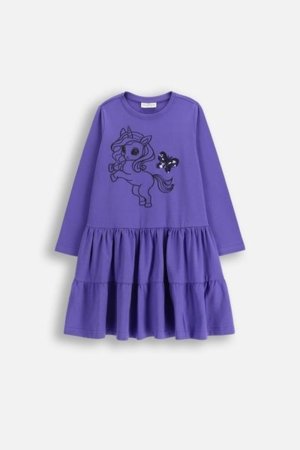 COCCODRILLO suknelė RAVE GIRL KIDS, violetinė, ZC5129102RGK-016-104, 104 cm 