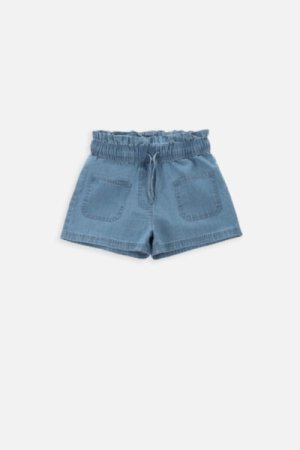 COCCODRILLO šortai HAPPY RETRO GIRL KIDS, mėlyni, WC4119401HGK-014-092, 92 cm 