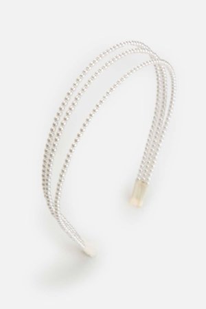 COCCODRILLO plaukų lankelis, baltas, WC6311912PBJ-001-000,  