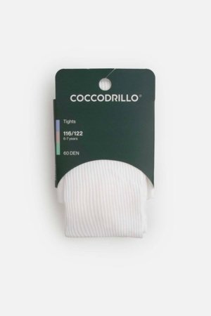 COCCODRILLO pėdkelnės, baltos, cm 