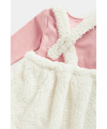 MOTHERCARE smėlinukas ilgomis rankovėmis, sarafanas ir pėdkelnės, FE011  