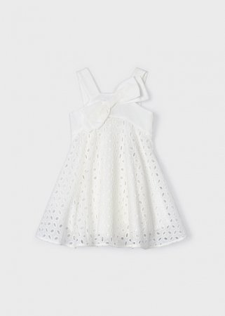 MAYORAL suknelė be rankovių 6B, balta, 3916-43 3916-43