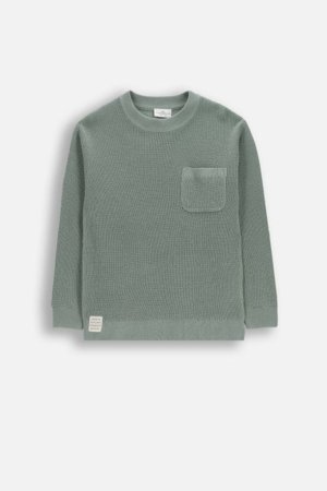 COCCODRILLO megztinis, žalias, WC6172101CSB-011-140, 140 cm 