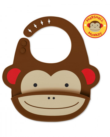 SKIP HOP seilinukas silikoninis 6m+ Zoo Fold & Go Monkey 232201 