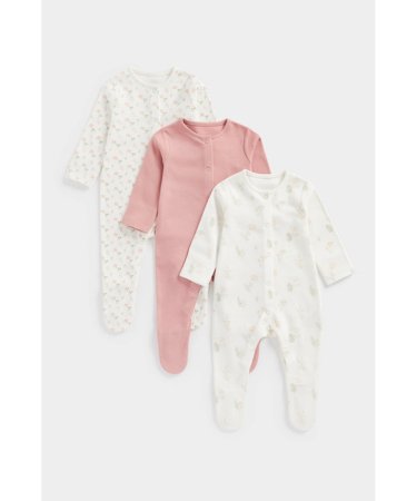 MOTHERCARE šliaužtinukas ilgomis rankovėmis, 3 vnt., CB314 594878