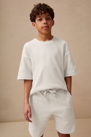 NEXT marškinėliai trumpomis rankovėmis ir šortai, AG3516, 140 cm