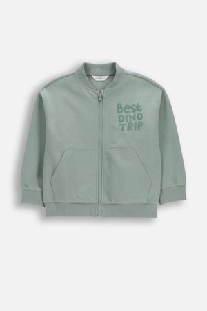 COCCODRILLO susegamas džemperis, žalias, WC6132201NBK-011-116, 116 cm 