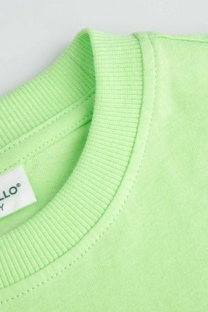 COCCODRILLO marškinėliai trumpomis rankovėmis EVERYDAY BOY A, žali, WC5143222VBA-011-146, 146 cm 