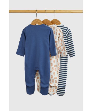 MOTHERCARE šliaužtinukas ilgomis rankovėmis 3 vnt., IF629 80 