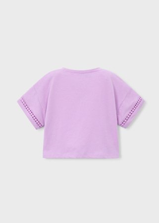 MAYORAL marškinėliai trumpomis rankovėmis, lilac, 3.012-84, cm 